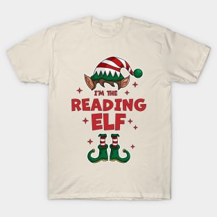 I'm The Reading Elf - Elf Matching Family Christmas Xmas T-Shirt